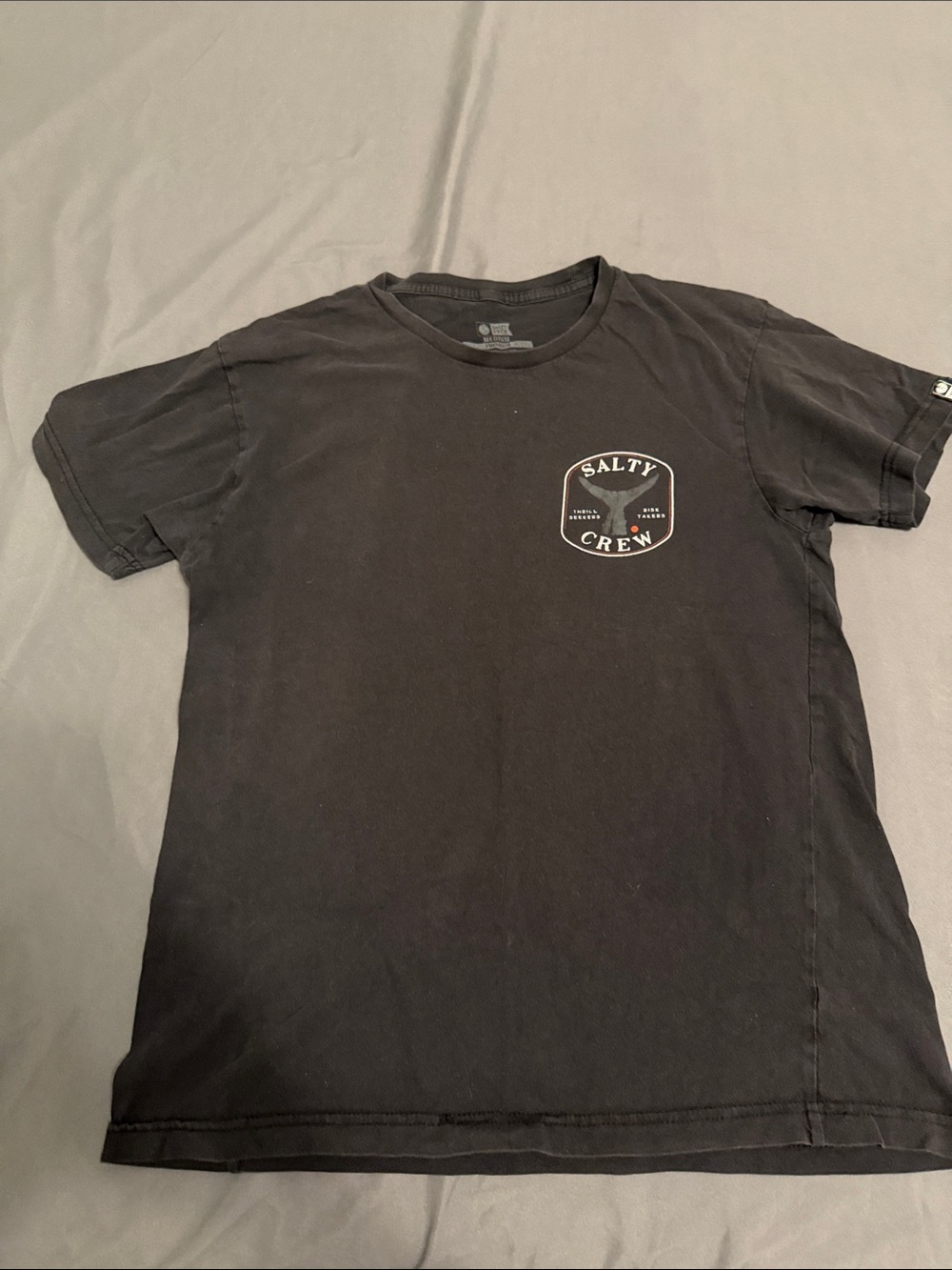 Salty Crew Black Short Sleeve Logo Tee